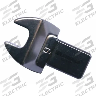 WESTWARD Interchangeable Torque Wrench Head: 9mm x 12mm Drive Size, 9 mm Size - Open End Torque Wrench Heads