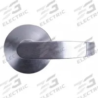 TOWNSTEEL Mechanical Exit Device Trim: 84 in Max Door Wd, Chrome (MPN TL8000P-626). Key specifications — Color: Silver; Product Type: Mechanical Exit Device Trim; Brand: TOWNSTEEL; Outside Trim Type: Lever; Exit Device Style: Lever; ADA Compliant: No.