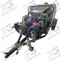 SIMPSON Gas-Powered Pressure Washer: Trailer Pressure Washer, Hot, Cart, Heavy Duty, Diesel, Belt (MPN SB3555131P). Key specifications — attr1042471: SB3555131P; attr1042472: Diesel; attr1042478: Honda; attr1045121: SIMPSON.
