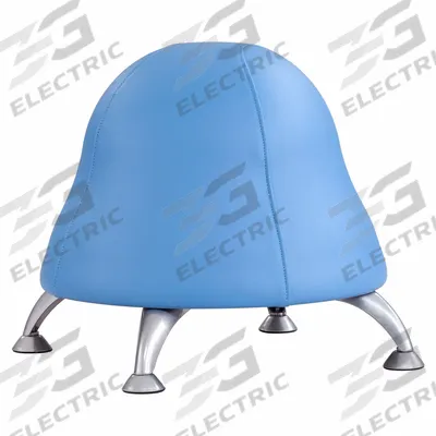 SAFCO PRODUCTS Ball Chair: 17 in Max Overall Ht, 22 1/2 in Overall Wd, Baby Blue - Active Chairs