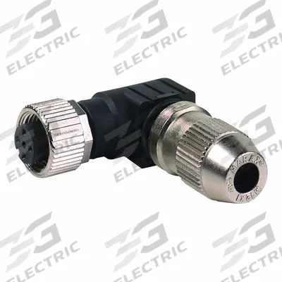 MURRELEKTRONIK Circular Connector: A Coded, 3 Socket, M12 Screw, IP67, IDC - Field-Wireable Industrial M12 Circular Connectors