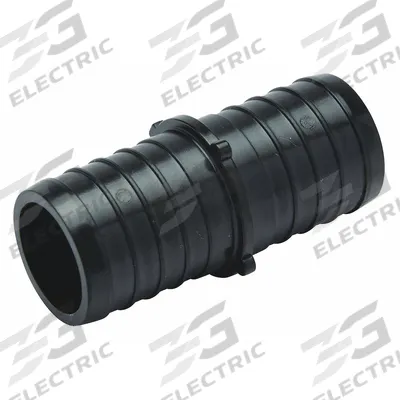 ZURN Barbed Fitting Coupling: 3/4 in ID x 3/4 in ID Size, Barbed x Barbed, Polymer - Crimp-On Polymer Barbed Tube Fittings