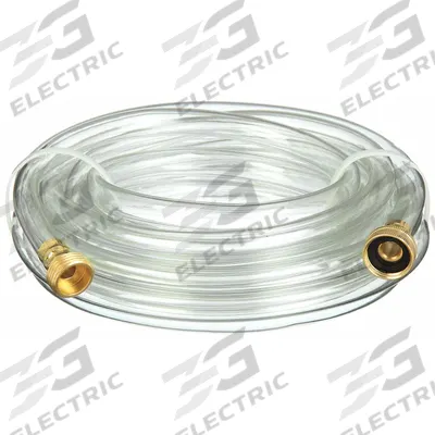 APPROVED VENDOR Water Hose: 25 ft Lg, Clear, PVC - Leak Diverter Hoses