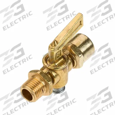 Parker Ground Plug Shutoff Cock Valve: For Oil, Air, Water, Cooling Media, 2-Way - Inline Brass Plug Valves