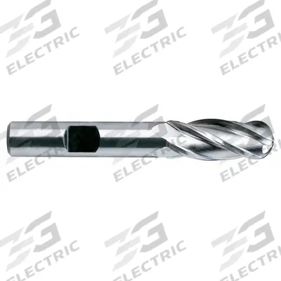 YG-1 Ball End Mill: Cobalt, TiN Coated, 4 Flute, 3/4" Mill Dia, 1-5/8" LOC - General Purpose Cobalt Ball End Mills