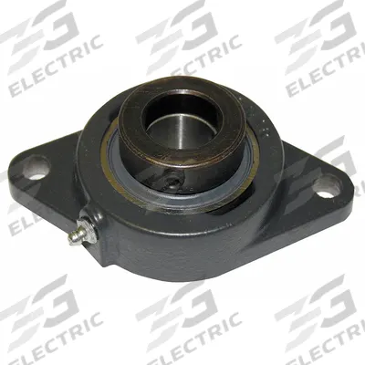 TIMKEN 2 Bolt Flange Bearing: Radial Ball, 1 in Bore, Cast Iron, Eccentric Collar - General Purpose Flange-Mount Ball Bearings