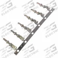 Insulation Support Crimp Contact: Sure-Seal, Male, 18 to 14 AWG, Crimp, Tin, Copper Alloy, 400V AC (MPN 110238-0195). Key specifications — Connection Type: Crimp; Product Packaging Form: 5000-Piece Reel; Brand: SURE-SEAL CONNECTIONS; Pole Material: Copper Alloy; Wire Size: 18 to 14 AWG; Compatible with Series: Sure-Seal; Contact Gender: Male; Plating Material: Tin.
