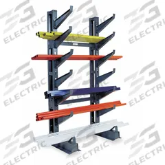 JARKE Cantilever Rack: Starter, Medium-Duty, 80 1/2 in x 26 1/2 in x 84 in, Inclined Arm (MPN CR-5). Key specifications — Arm Style: Inclined; Brand: JARKE.