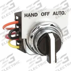 SIEMENS Selector Switch Kit: Hand/Off/Auto, Selector Switch, Black (MPN 49SAS01). Key specifications — Brand: SIEMENS; Includes: Wires.