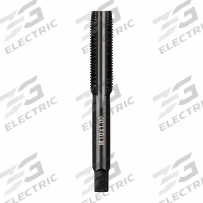MILWAUKEE Straight Flute Tap: M10x1 Metric, 2B, 4 Flute, Plug Chamfer - General Purpose Hand Taps