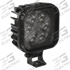 J.W. SPEAKER Vehicle Work Light: Square, Flood, LED, Bolt, DT04-2P Connector, Surface Mount, Black (MPN 832). Key specifications — Housing Color: Black; Brand: J.W. SPEAKER; Mount Type: Bolt; Electrical Connection: DT04-2P Connector; Installation Type: Removable.