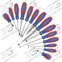 WESTWARD Magnetized Tip Screwdriver Set: 11-20 Pieces, 14 Pieces, Phillips/Slotted/Torx Tip (MPN 401L80). Key specifications — attr1205274: WESTWARD; attr1205269: 5/16 in.