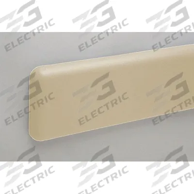 PAWLING Wall Guard: WG-6C, PETG, Tan, 6 in Overall Ht - PETG Crash Rails & Bumper Guards