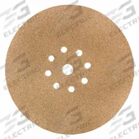 DEWALT Drywall Sanding Disc: Disc, 9 in, Hook and Loop, Paper Backing, 150 Grit, 5 PK (MPN DWAS1505P). Key specifications — attr913104: Aluminum Oxide; attr913107: Paper; attr913116: 8; attr913105: Coated; attr913112: Medium; attr913109: Open; attr913117: Tear; attr662094: Abrasive for Drywall Sanders.