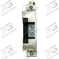 VON DUPRIN Electric Door Strike: 1 5/8 in Wd, 6 in Ht, Cylindrical/Mortise, Stainless Steel (MPN 6111 24V US32D FS CON). Key specifications — Brand: VON DUPRIN; Input Voltage: 24V; Performance Duty Rating: 1 - Heavy Duty; Strike Type: Mortise.