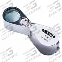 INSIZE Illuminated Magnifier: 10X, 21 mm Lens Dia (MPN 7515-10). Key specifications — attr1201460: 7515-10; attr1183286: 21 mm; attr1183296: INSIZE; attr1183291: Illuminated Magnifier.