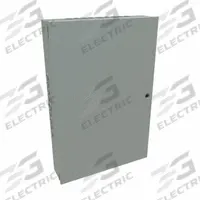 HAMMOND Junction Box: Steel, 36 in x 24 in x 6 in, NEMA 1, Solid Cover, Hinged, Included, Painted (MPN CHKO36246). Key specifications — Brand: HAMMOND; Closure Method: 1/4-Turn Latch; Knockouts: Included.
