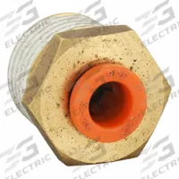 SMC Push-Fit Adapter Fitting: 3/16 in OD x 1/4 in Pipe Size, Push-to-Connect x BSPT, Brass, Brass (MPN KQ2H05-02AS). Key specifications — Brand: SMC; Thread Size A: 1/4".