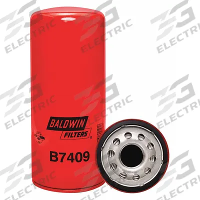 BALDWIN FILTERS Oil Filter: B7409, 1 3/8"-16 Thread Size, 10 1/16 in Overall Ht, Oil, Mack - Spin-On Oil Filters