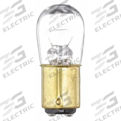 APPROVED VENDOR Incandescent Bulb: Incandescent, Double Contact Bayonet (BA15d), (B) Bullet - BA15d Double-Contact Bayonet Base Lamps