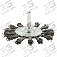 APPROVED VENDOR Wire Wheel Brush: Twisted Steel, 3 1/4" Dia x 3/8" Wd, 1/4" Shank, 0.014" Fill (MPN 66252839031). Key specifications — Brand: APPROVED VENDOR.