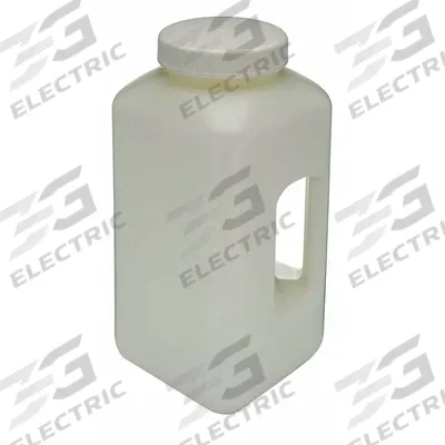 GLOBE SCIENTIFIC Sampling Bottle: 4 L, 1.05 gal, HDPE, Natural - HDPE Rectangular Lab Bottles