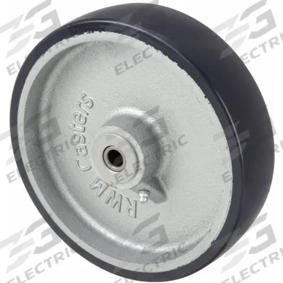 APPROVED VENDOR Caster Wheel: 8 in Wheel Dia., 2 1/2 in Wheel Wd, Polyurethane - Polyurethane Tread on Iron Core Wheels