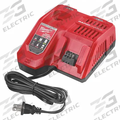 MILWAUKEE Battery Charger: Multi-Port Charging, For 12V DC/18V DC, 5 Ah Charged in 1-Hour - Milwaukee Battery Chargers