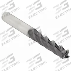 CLEVELAND Square End Mill: Carbide, TiAlN Coated, 4 Flute, 7/8" Mill Dia, 3" LOC, 6" OAL (MPN C81922)