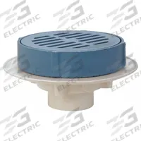 ZURN Floor Drain: 11 1/2 in Overall Dia, 4 in Nominal Pipe Size, Plastic, Cast Iron, Slotted, Round (MPN FD2350-PV4). Key specifications — Brand: ZURN.