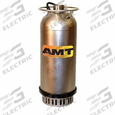 AMT PUMPS Submersible Sump Pump: 1 hp, 3/8 in Max. Dia. Solids, Continuous Duty, 230V AC - Heavy-Duty Submersible Electric-Operated Dewatering Pumps