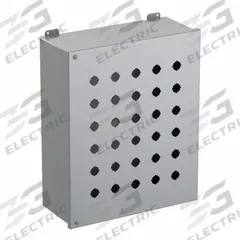 HAMMOND Push Button Enclosure: 22mm, 30 Holes, Carbon Steel, NEMA 12 (MPN 1489MP30). Key specifications — Brand: HAMMOND; Environments & Applications: Indoor Dust & Water Droplets.
