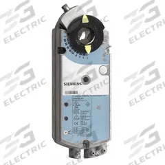 Actuator: Dampers, Floating Point, Non-Spring Return, 221 in-lb, 24V AC/DC, Hardwired, NEMA 2 / IP54 (MPN GBB131.1U). Key specifications — Manufacturer Part Number: GBB131.1U; Shaft Type: Self-Centering; Shaft Rotation: CW/CCW; Stroke Degree: 90°; Power Rating: 24VAC/VDC; Input Voltage: 24V AC/DC; Brand: SIEMENS; For Use With Building Automation Systems: Building Automation System Compatible.