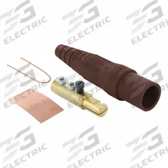Single Pole Inline: Male, Brown, 600V AC/600V DC, 300 A, Double Set Screw Termination, 16 Series (MPN 16D22-UH). Key specifications — Gender: Male; Series: 16; Brand: LEVITON.