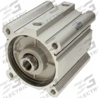 SMC Compact Cylinder: 80 mm Bore Dia, 50 mm Stroke Lg, Tapped Hole Mounting, Aluminum, 3/8 in BSPP (MPN CQ2A80TF-50DZ). Key specifications — attr946022: Tapped Hole; attr946024: Single Rod; attr946038: CQ2; attr1123057: Rotating Rod; attr945997: SMC.