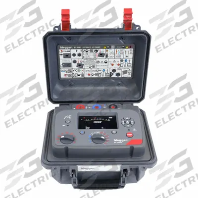 MEGGER Insulation Resistance Tester: 100 kiloohm to 10 gigohm, CAT IV 1000V, IP40/IP65 - Megohmmeters for Harsh Environments