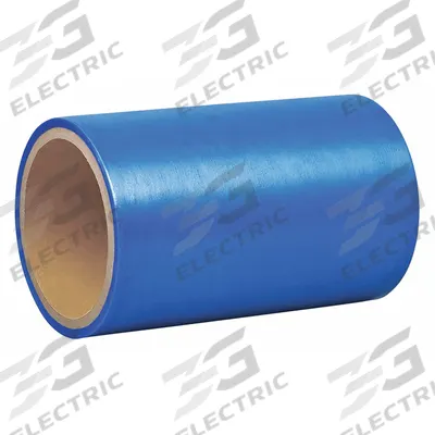 APPROVED VENDOR Film Tape: 4 in Wd, 100 yd Lg, 2 mil Thick, Blue, Multipolymer Film - UV-Resistant Surface Protection Film Tape