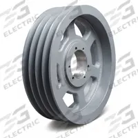 APPROVED VENDOR V-Belt Pulley: B184, 4 Groove, 18.75 in OD, Bushed Bore, SF, Quick Detachable (MPN 1844B). Key specifications — Pulley Industry Number: B184; Pitch Diameter: 18.4 in (5L, B); For Belt Section (broad, with similar types): 4L, A, or AX.