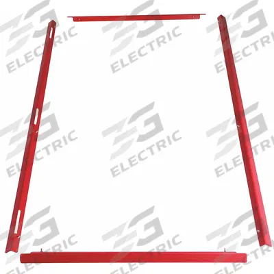 EDWARDS SIGNALING Trim: Wall, Semi-Flush Mount Mounting, 3/5 in Overall Dp, 30 in Overall Ht - Trims, Faceplates & Skirts for Fire Alarm Systems