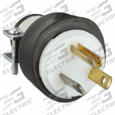 HUBBELL Straight Blade Plug: 7-15P, 277V AC, 15 A, 2 Pole, 3 Blade, Black (MPN HBL5929) - General Purpose Plugs