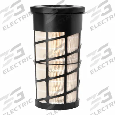 FLEETGUARD Automotive Air Filter: Round-Oval, Engine, Axial Seal, 7 11/16 in Outside Dia - Round/Oval Engine Air Filters