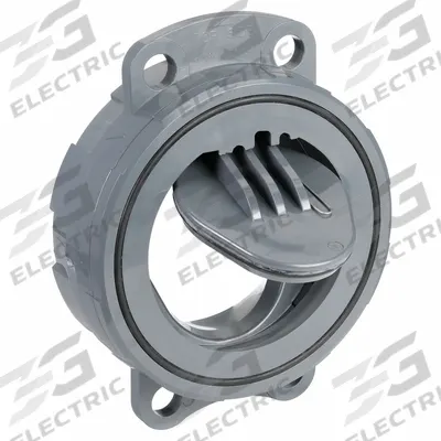 HAYWARD Wafer Check Valve: Swing, Inline Valve Body, 8 in Pipe Size, Wafer, PVC - PVC Wafer Spring-Loaded Swing Check Valves