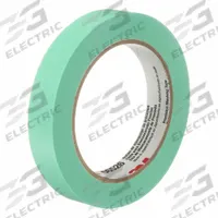 3M ABRASIVES Masking Tape: Precision Masking, Green, 1 in Roll Wd, 60 yd Overall Roll Lg, Acrylic (MPN 7100031598). Key specifications — Series: Precision Masking; Brand: 3M ABRASIVES; Backing Material: Crepe Paper; For Location: Indoor/Outdoor; For Surface Type: Glass; Manufacturer Part Number: 7100031598.