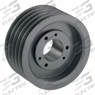 APPROVED VENDOR V-Belt Pulley: 8V1250, 5 Groove, 12.5 in OD, Bushed Bore - Bushed-Bore Cast-Iron Wedge V-Belt Pulleys