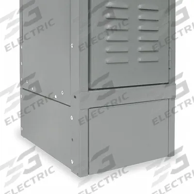 HALLOWELL Front Base: 16 in x 1/8 in x 6 in, 18 in Footplate Wd, Front, 1 Bases/Pedestal - Base Components & Kits for Standard Lockers
