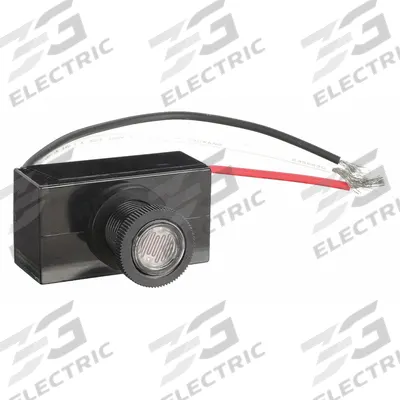 Dayton Photocontrol: Flush In-Post Photocell Mounting, 3/8 in Stem Dia, SPST, 120V AC - Flush-Mounted Photocells