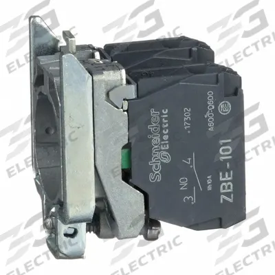 SCHNEIDER Contact Block: 22 mm Panel Mounting Size, 2NO, Momentary - Contact Blocks