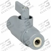 APPROVED VENDOR Manual Two-Way Ball Valve: 1/4 in, PVC, Straight, Push x Push, Full Port Ball Port (MPN 7104590). Key specifications — Brand: APPROVED VENDOR; Handle: Lever.