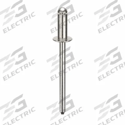 POP AVDEL Blind Rivet,1.693" L,0.153" dia,PK500: Inch, 1 11/16 in Overall Lg, 13/32 in Body Lg - Domed-Head Blind Rivets
