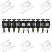 SENCO Concrete Nails,3/4" L,Zinc Plated,PK1000: Concrete Nails, Flat, Smooth, Steel, Strip, 1,000 PK (MPN W3075YXC). Key specifications — Point Type: Pinched; Brand: SENCO.